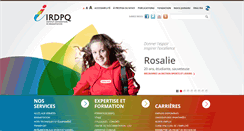Desktop Screenshot of irdpq.qc.ca